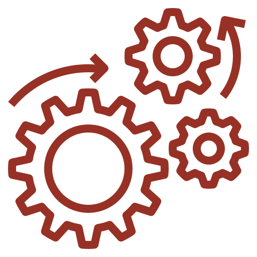 Operations and supply chain specialization icon